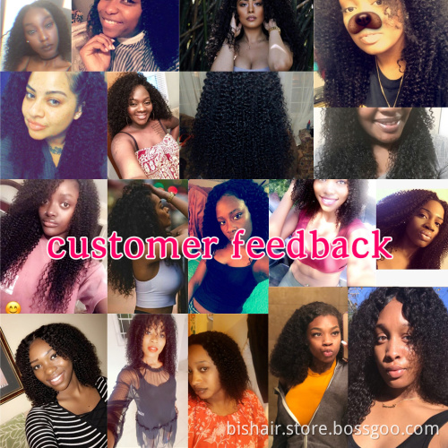wholesale 10A 10A brazilian straight body kinky curly water deep wave 100% virgin human hair bundles with lace frontal closure